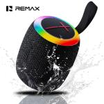 Remax Portable Wireless Bluetooth Speaker with RGB Light TWS Connectivity Waterproof Outdoor Speaker with AUX&TF-Card,FM Mode