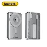 Remax CX-2 Magnetic 15W Wireless Power Bank 10000mAh with Built-in Foldable Stand Dual Fast Charging Power Banks with Cable